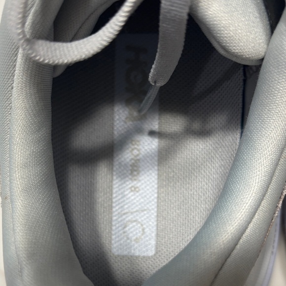 Hoka Women's Gray and Orange Athletic Shoes - Picture 6 of 17